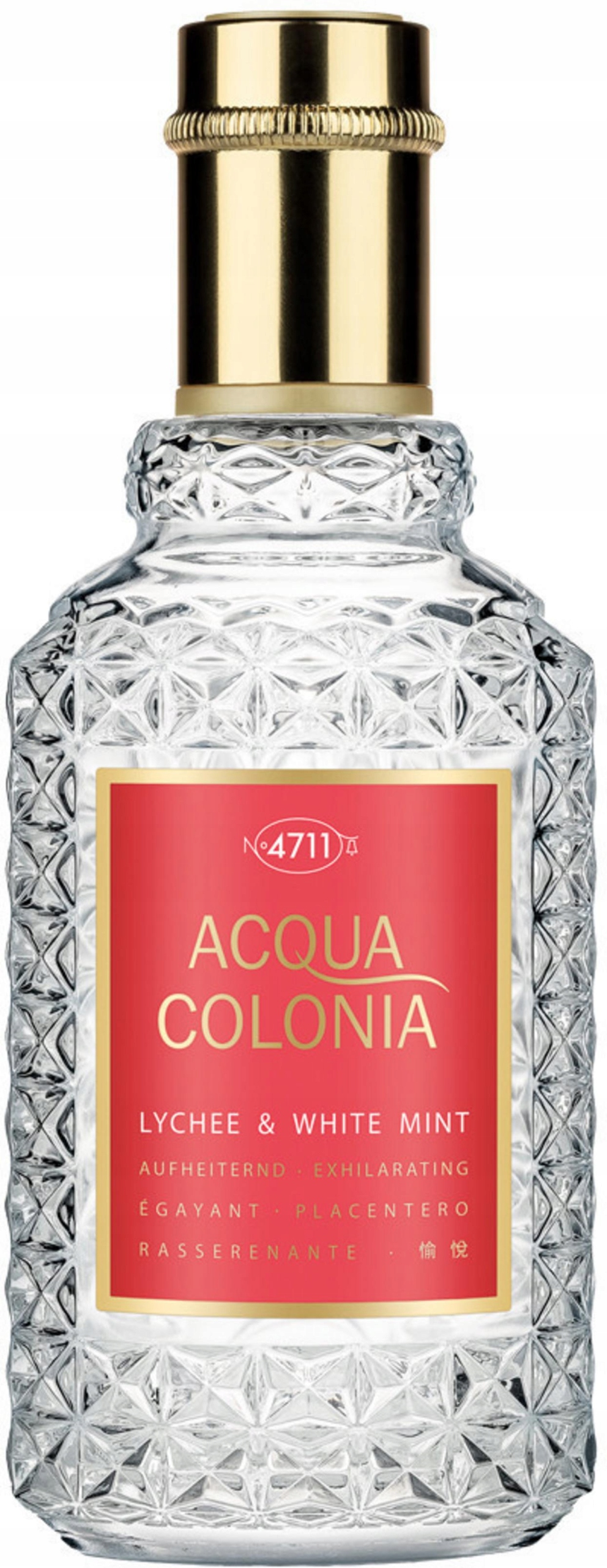 4711, Acqua Colonia Lychee & White Mint, Kolínská voda, Unisex, 50 ml