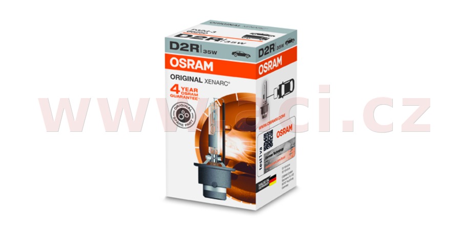D2R výbojka Xenon 12/24V 35W pre parabolu Osram Original Xenarc 66250