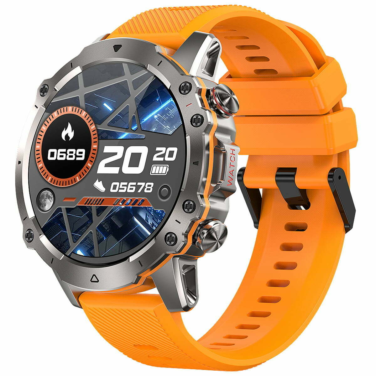 SMARTWATCH Rubicon LARGE BATTERY 400mAh - RECEIVING CALLS STEPS Brand Rubicon