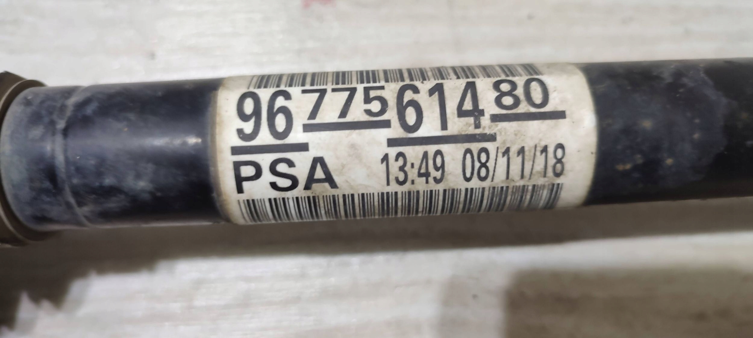 semi-axis front left side Peugeot Rifter 9677561480