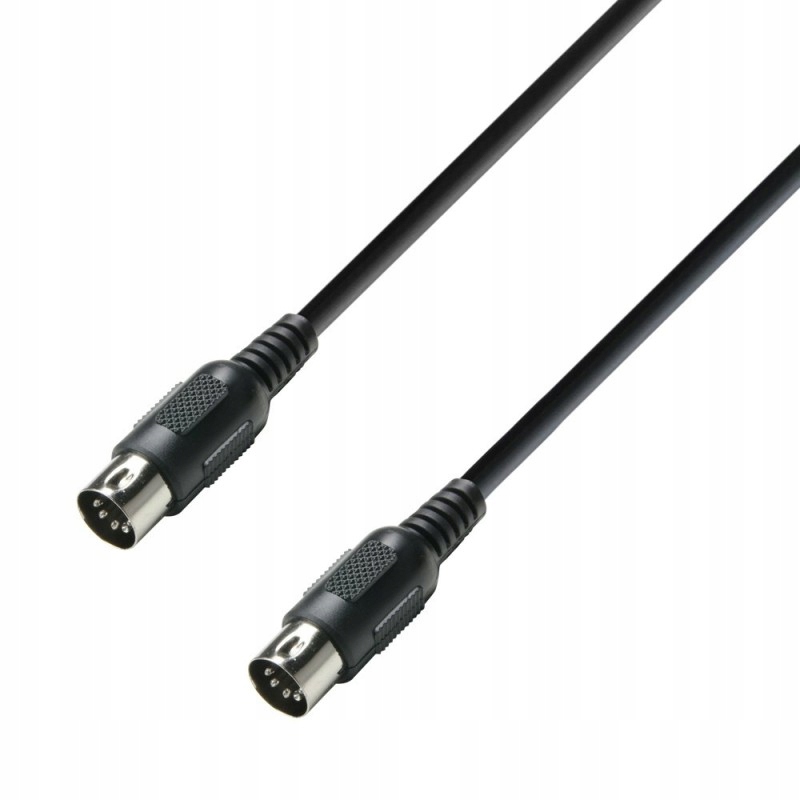 Kabel DIN - DIN Adam Hall K3MIDI0075BLK 0,75 m