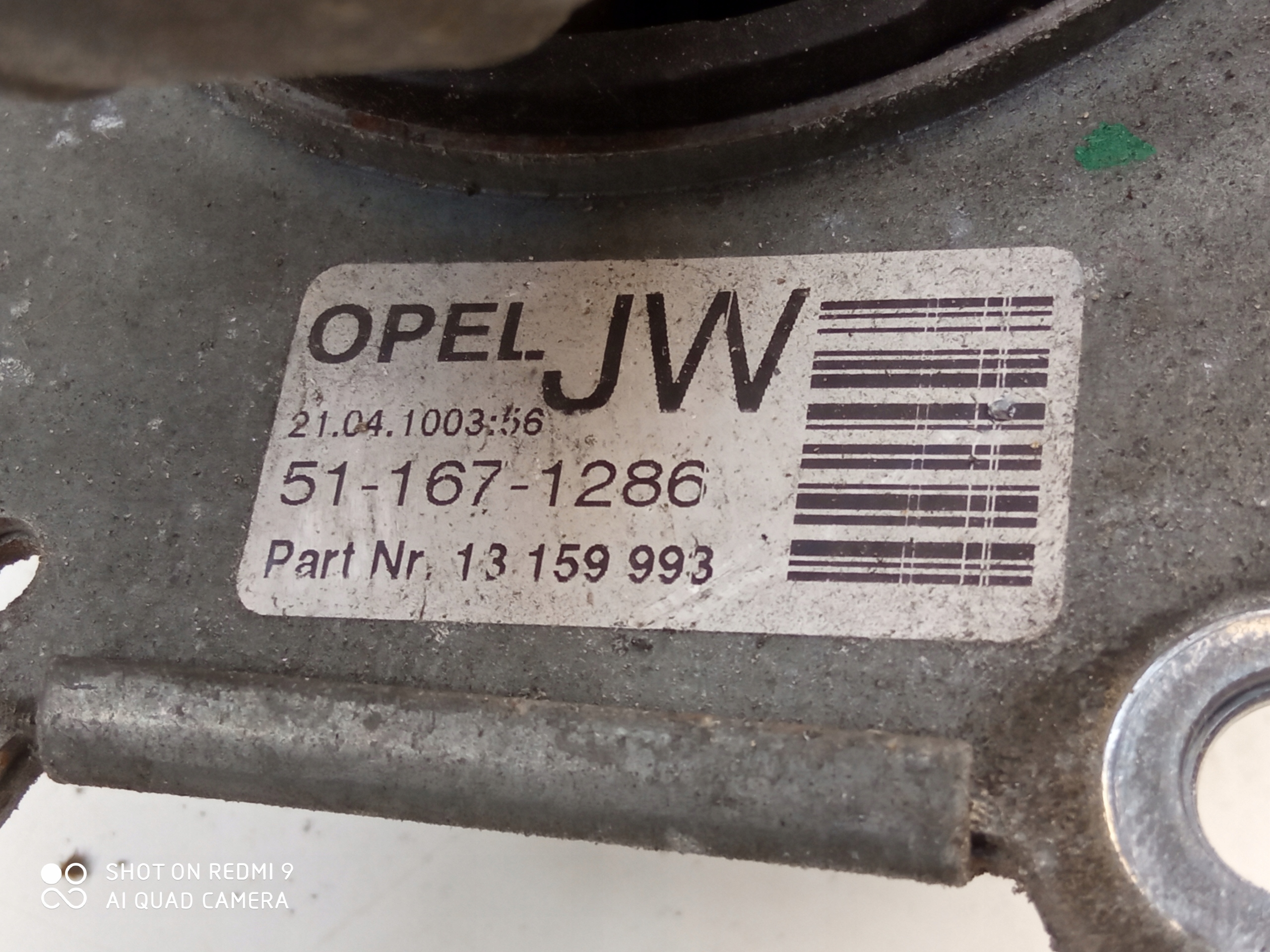OPEL MERIVA B holder engine mount 1.4T 13159993