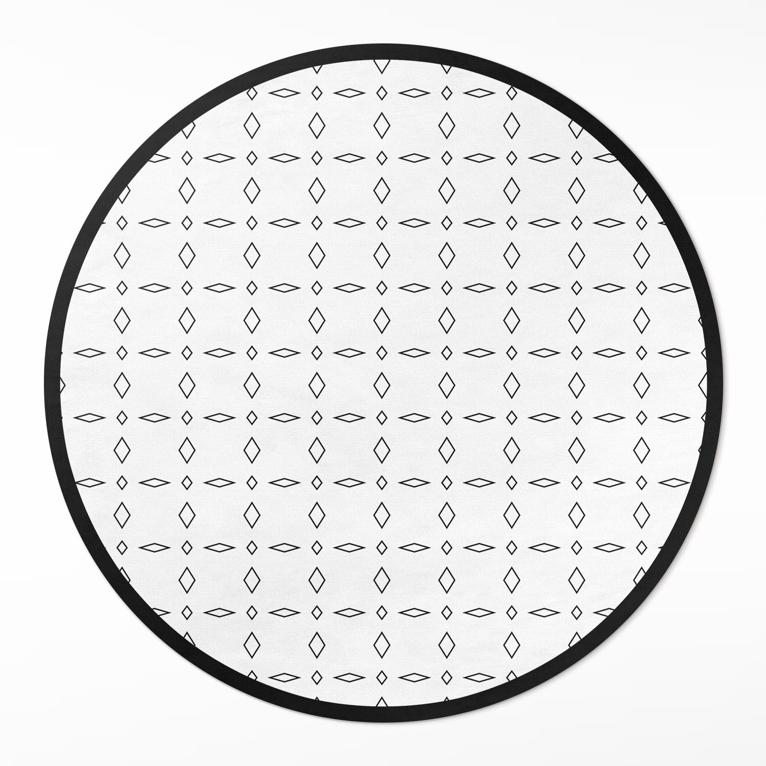 Okrúhly vinylový koberec Rozmer ⌀ 150 cm Minimalistické moderné ornamenty