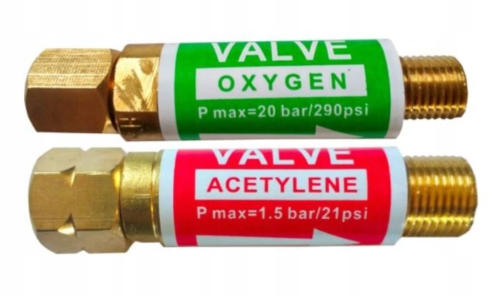 BEZPIECZNIK PRZYREDUKTOROWY TLEN 1/4 ACETYLEN 3/8