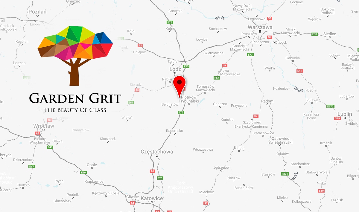 Grys szklany dekoracyjny, biały 0,3 kg Marka Garden Grit