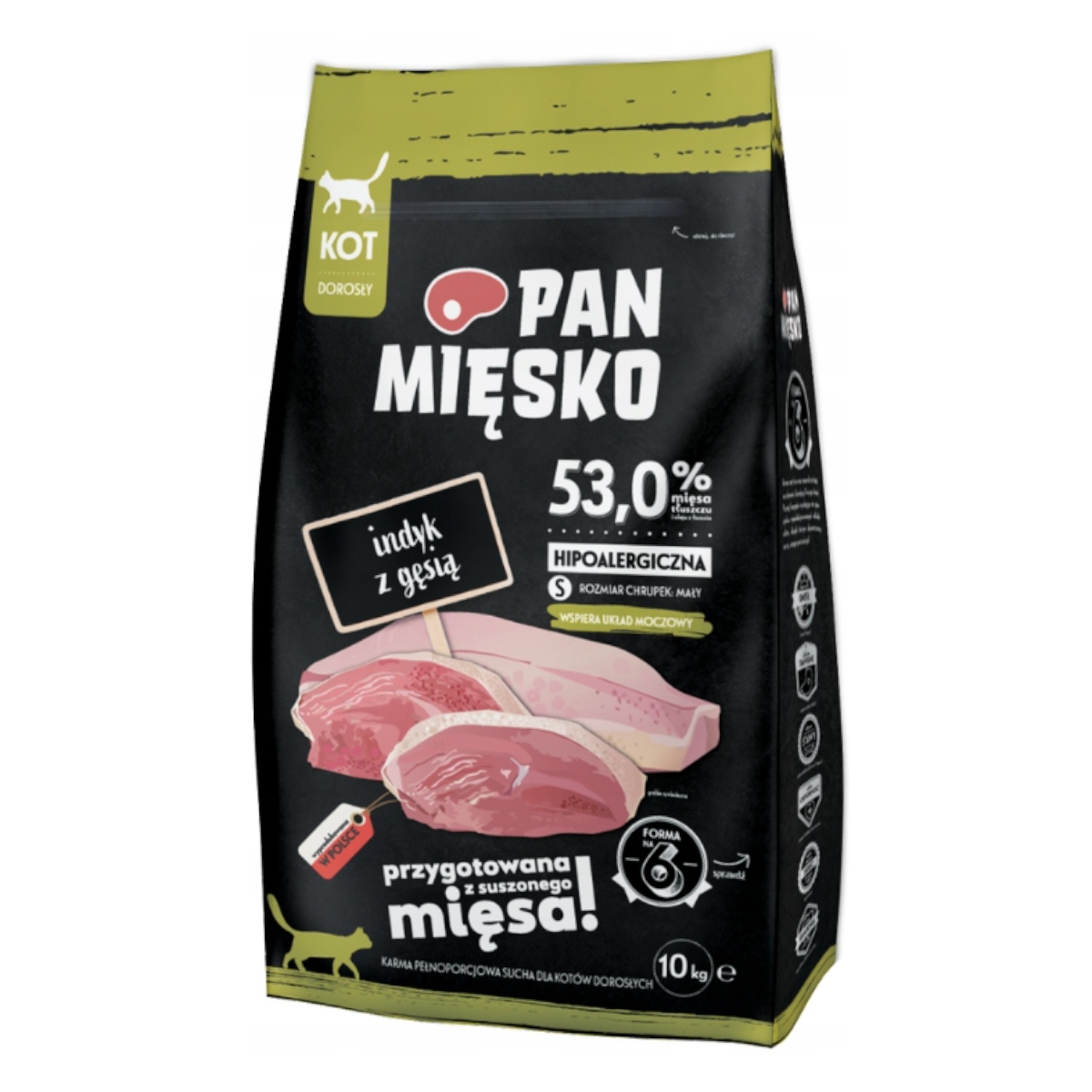 Pan Mięsko Indyk z Gęsią 10kg dla Kota