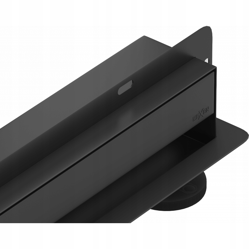Mexen Flat Wall odtokový žľab nástenný 2 v 1 90 cm, čierna
