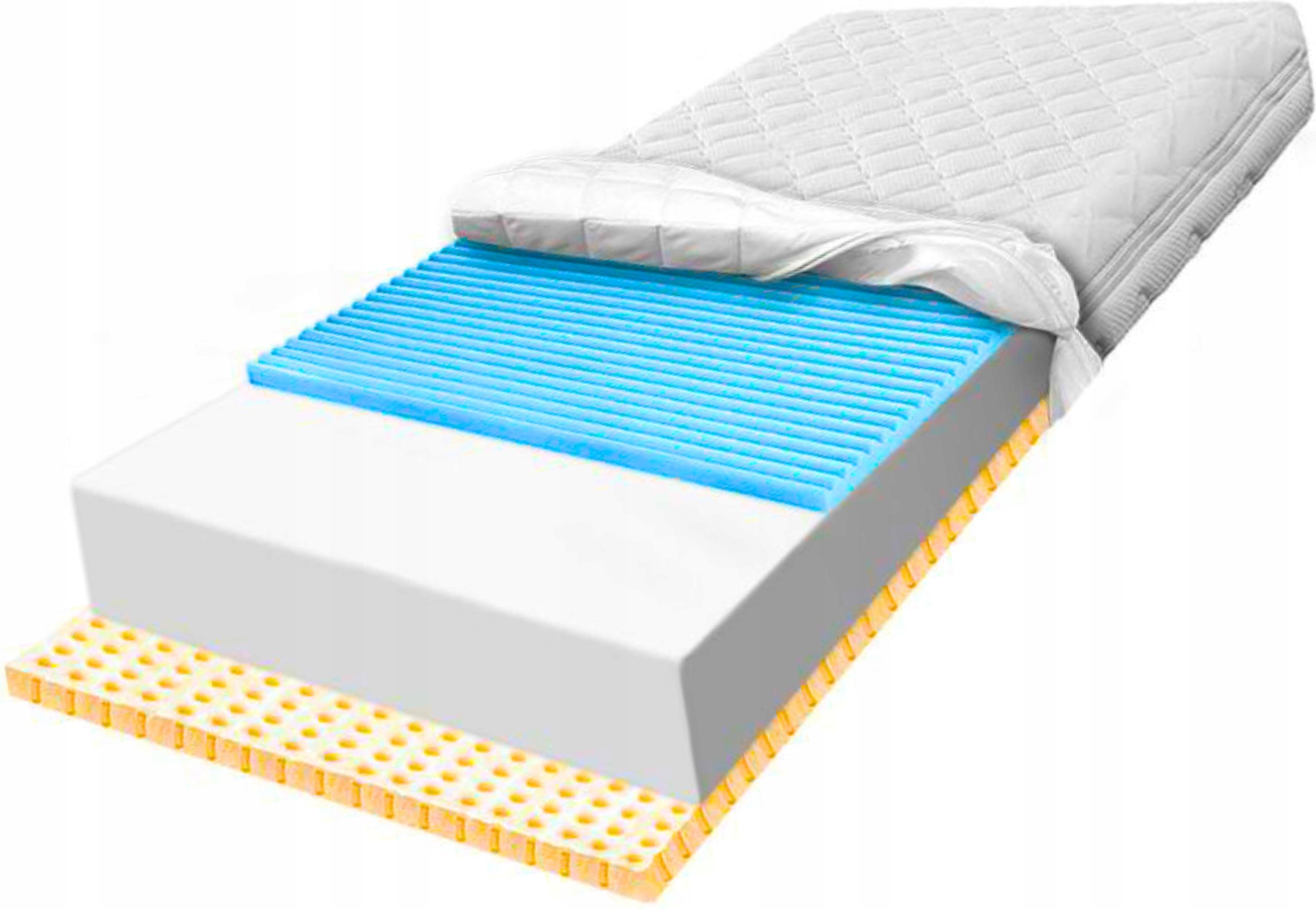 Penový matrac H2 80x160, vysoko elastický, anticelulitídny, masážny 22 cm