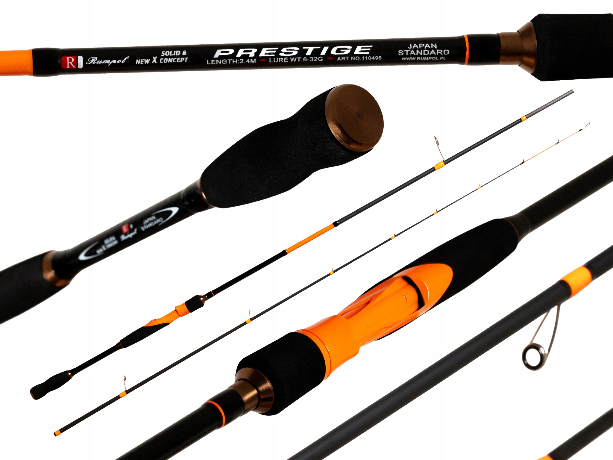 Spinningový Prut Rumpol Prestige 240 CM 6-32 G Lehký 140 G Silný 110498