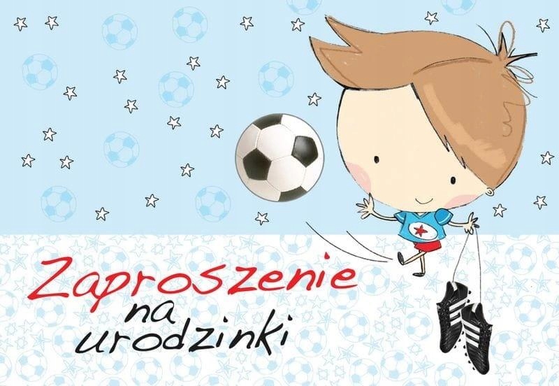 

Piłkarskie zaproszenia na urodziny Syna Chłopca