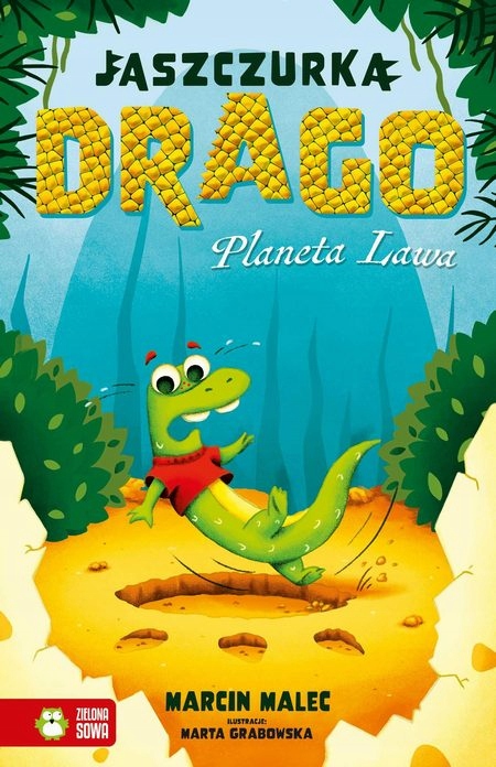 Jaszczurka Drago Planeta Lawa Kd