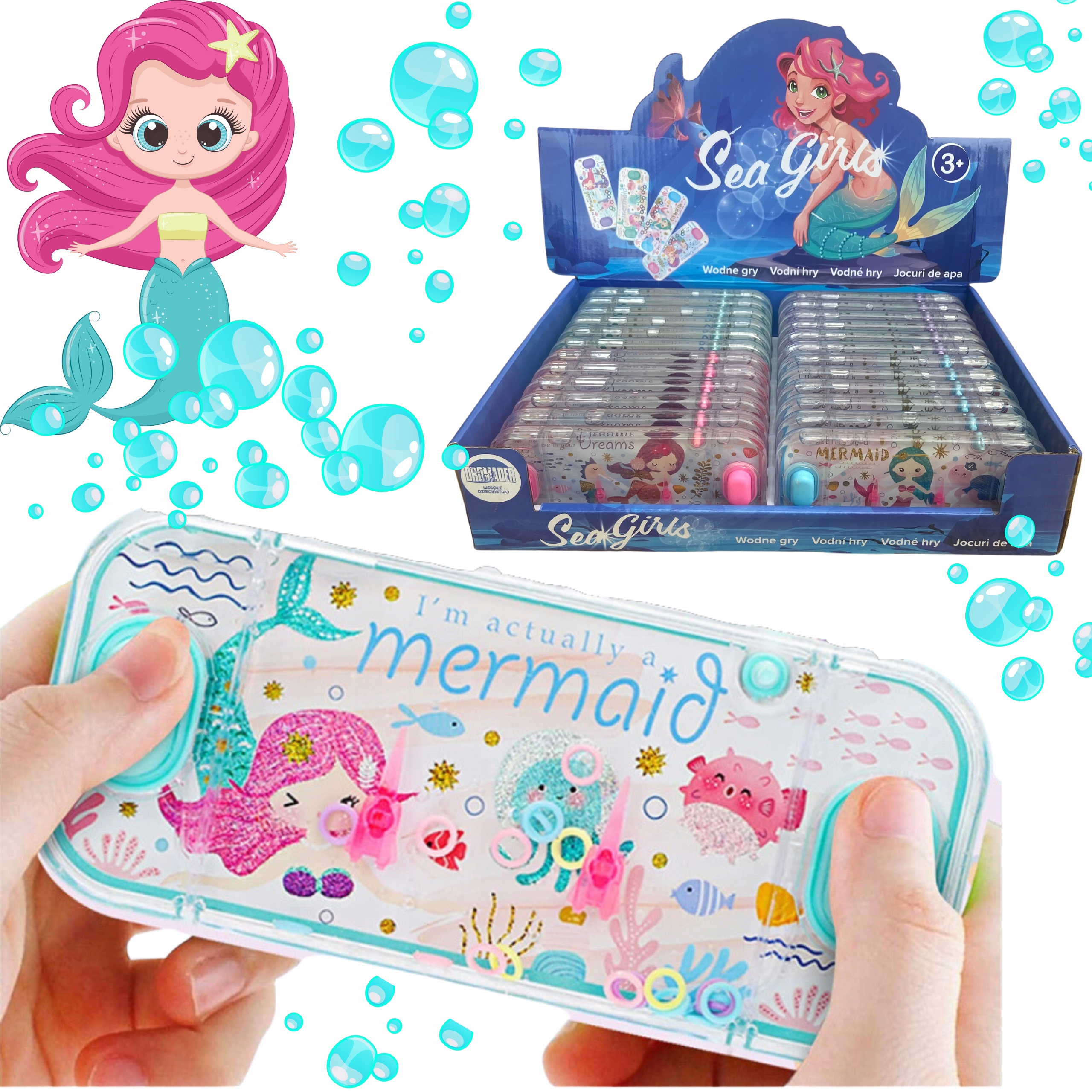 GRA WODNA ZRĘCZNOŚCIOWA KONSOLA SYRENKA SYRENA