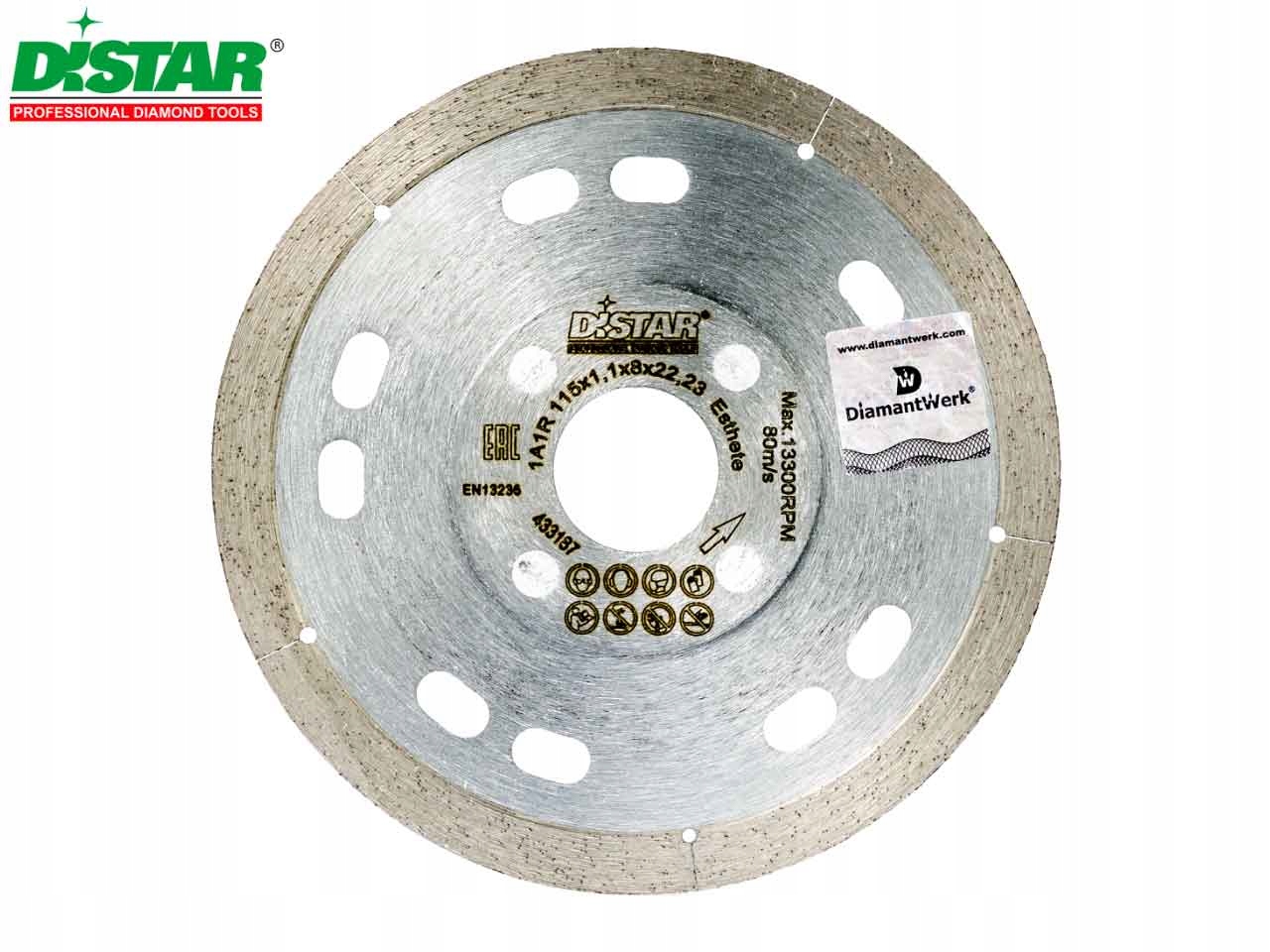 DiSTAR Esthete 7D Diamantový kotouč 115 mm 1,1 mm