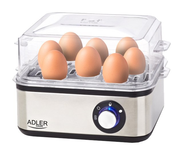 Adler Bojler do jajek Ad 4486 Stal nierdzewna 800 W