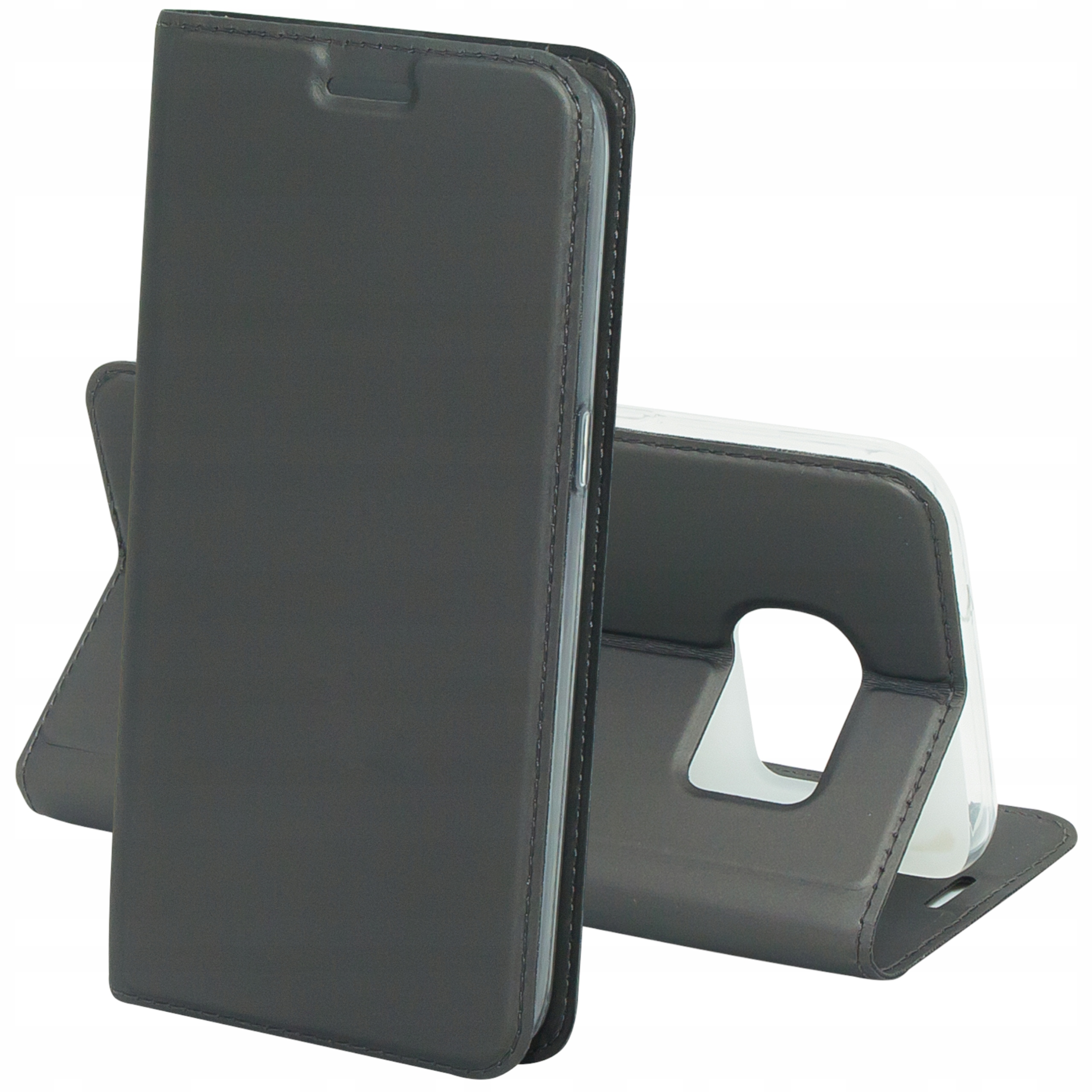 

Etui do Samsung Galaxy S6 czarne klapka podstawka