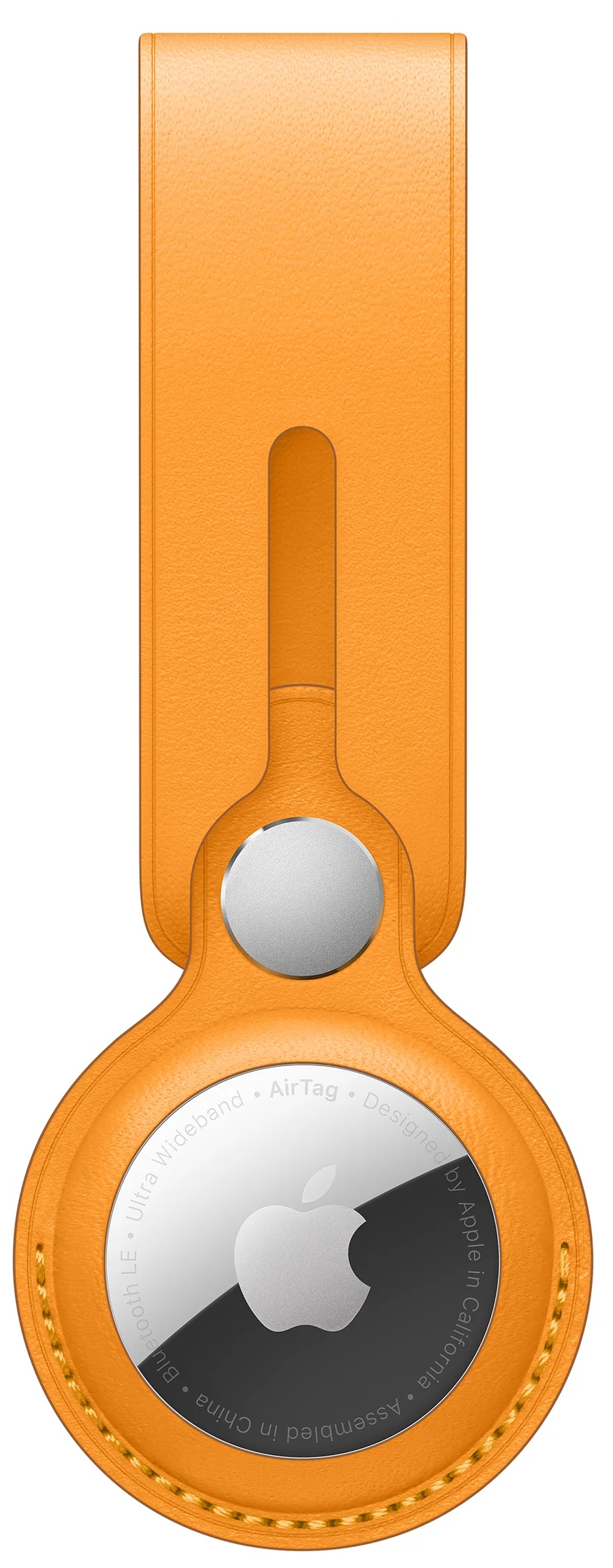 Skórzana Zawieszka Apple Brelok do AirTag kolorPomarańcz