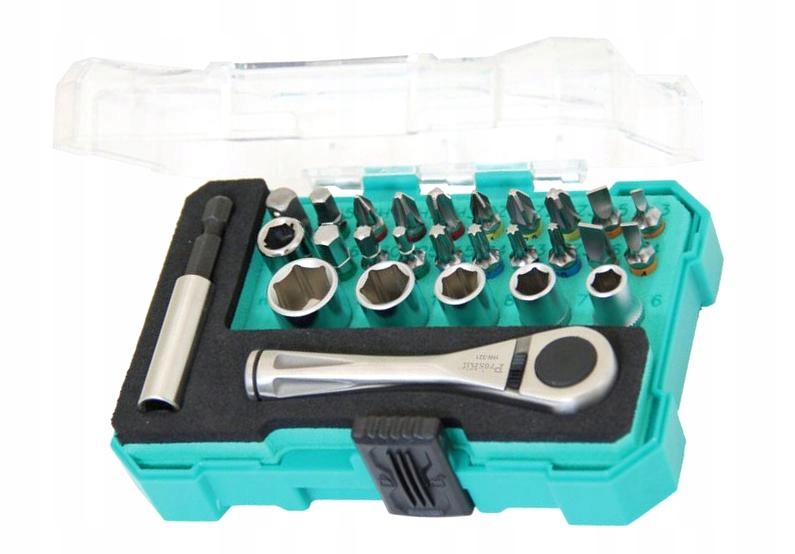 Zestaw uniwersalny bitow klucze nasadowe HQ typ3