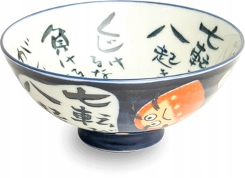 Керамическая чаша DARUMA 14x6, 5 см сделано в Японии