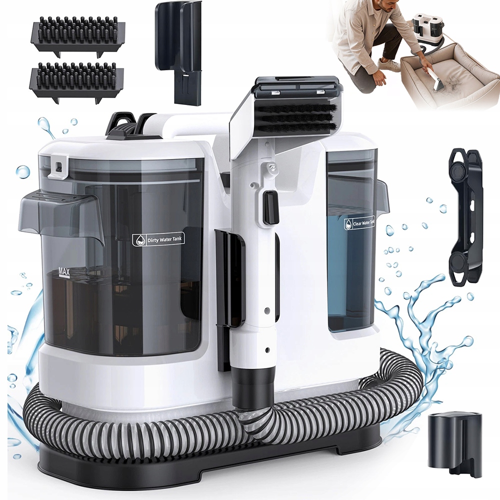 Vysavač 450 W S Hadicí 150 CM A Dvojitou Nádrží