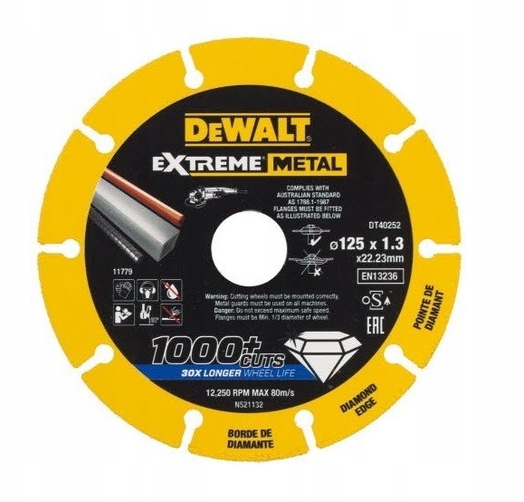 

Tarcza do cięcia metalu diamentowa 125x1,3mm