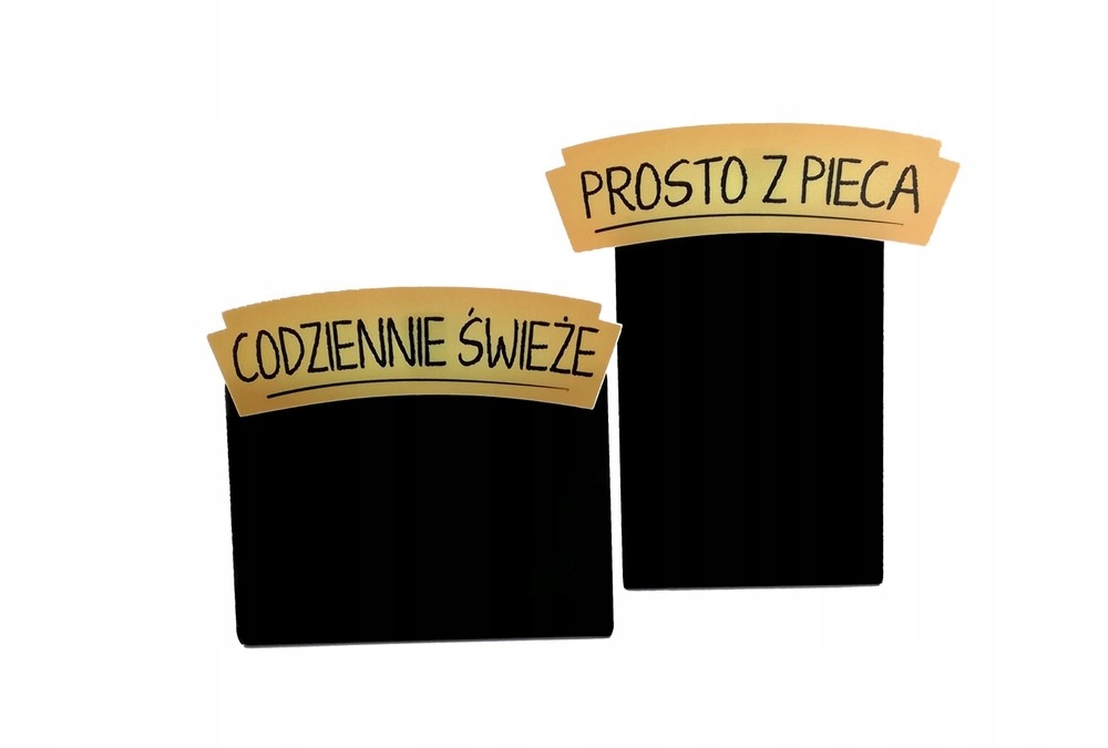 Nakładka reklamowa na cenówkę - nadruk CODZIENNIE ŚWIEŻE - 10 szt. Marka studiocen