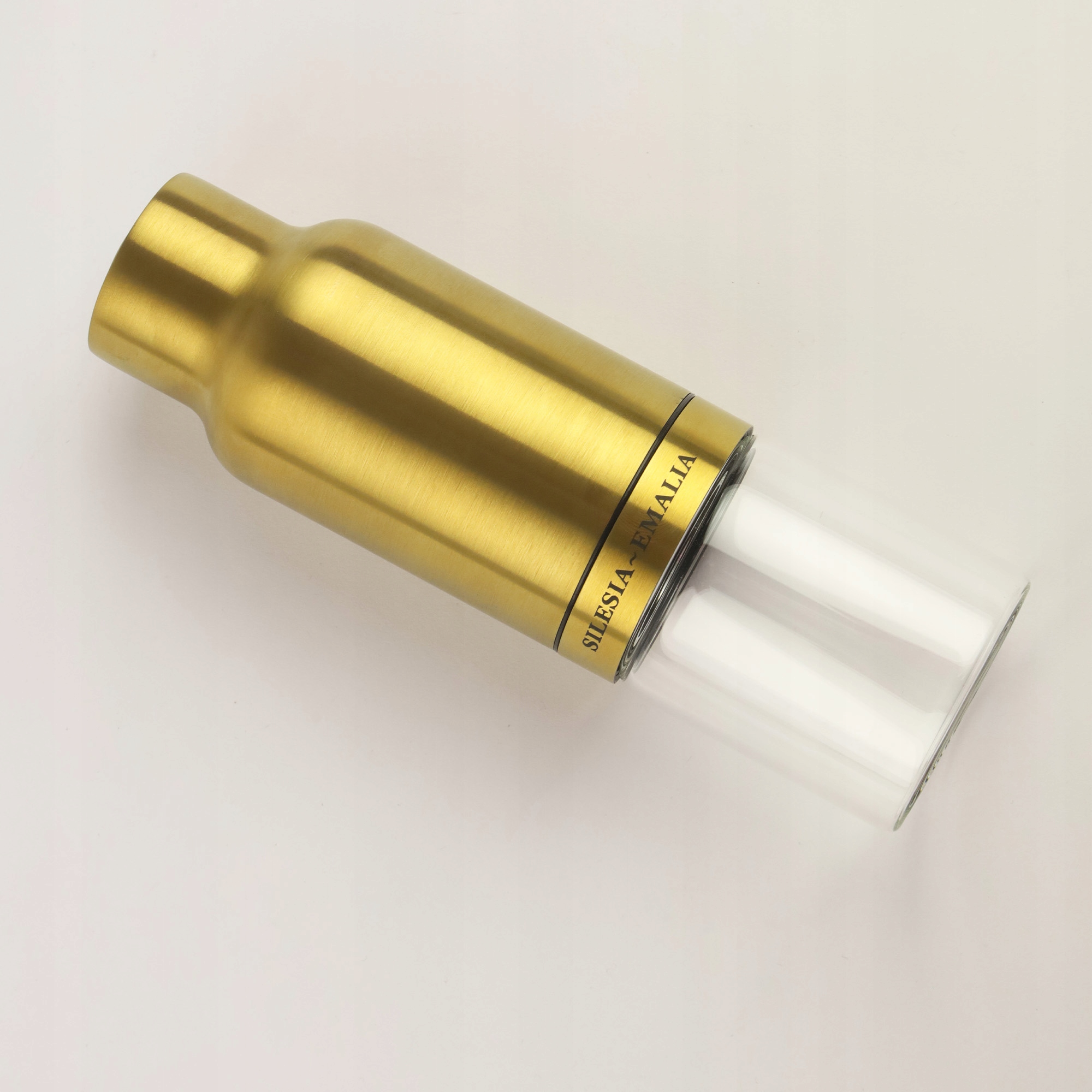 MŁYNEK GRAWITACYJNY CERAMICZNY DO MIELENIA SOLI PIEPRZU PRZYPRAW SZKLANY