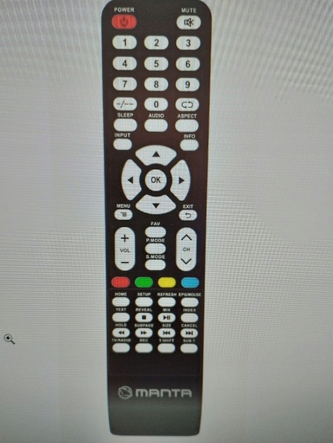 PILOT DO TV MANTA 50LUA58L