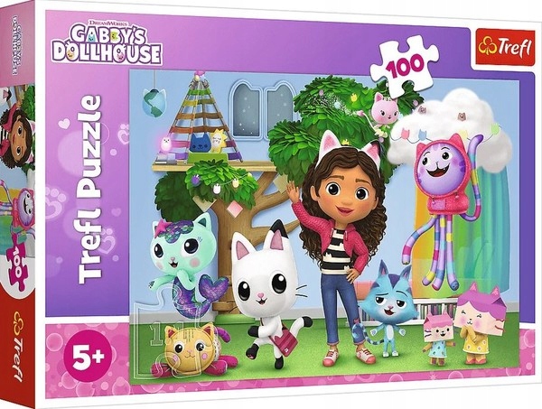 

Puzzle Koci Domek Gabi 100 elementów