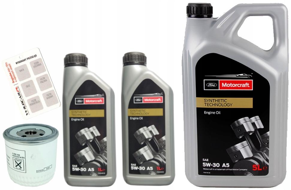 Filtr + Olej 5W30 Ford Transit 94-00 2.5 D DI TD