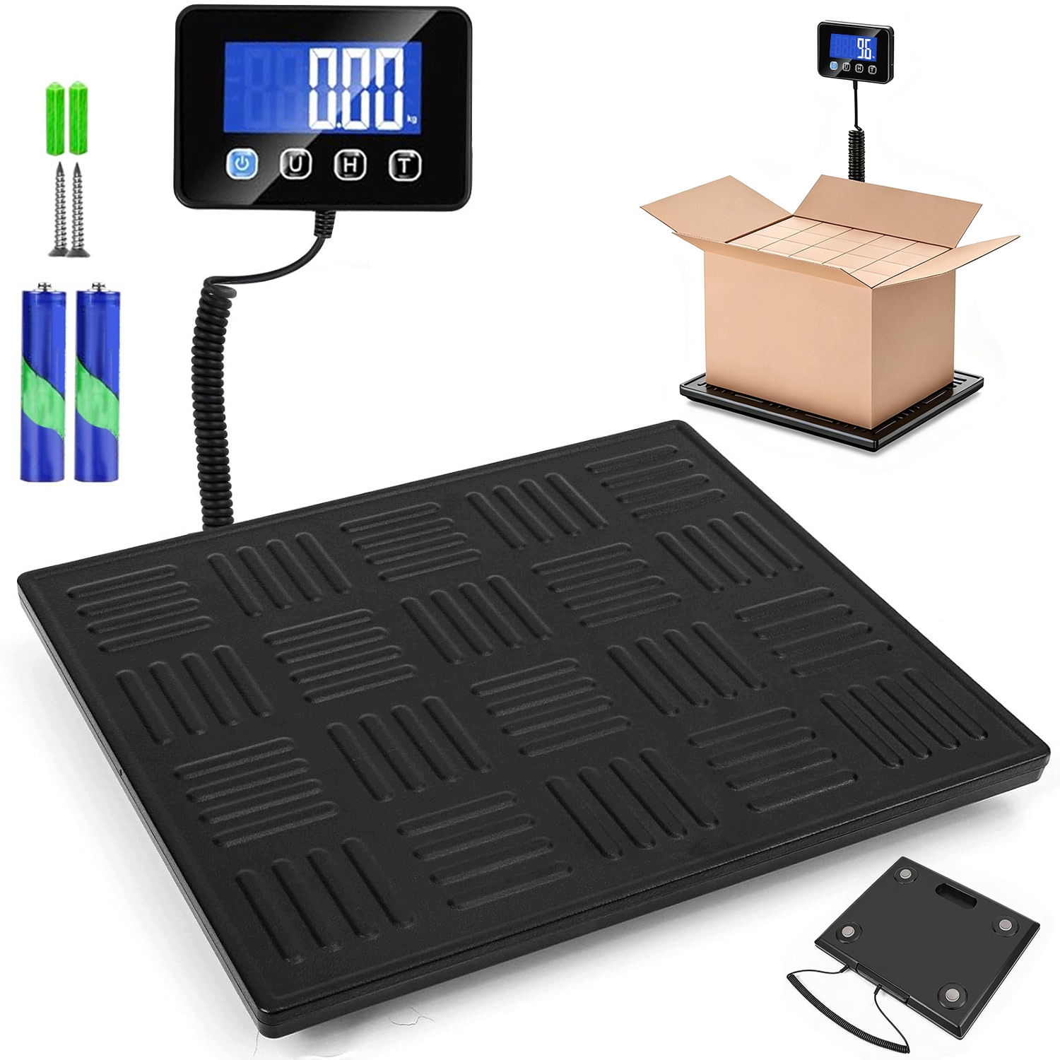 Elektronická Digitální Váha 300 Kg, Funkce Hold A Tare, Vysoká Přesnost LCD