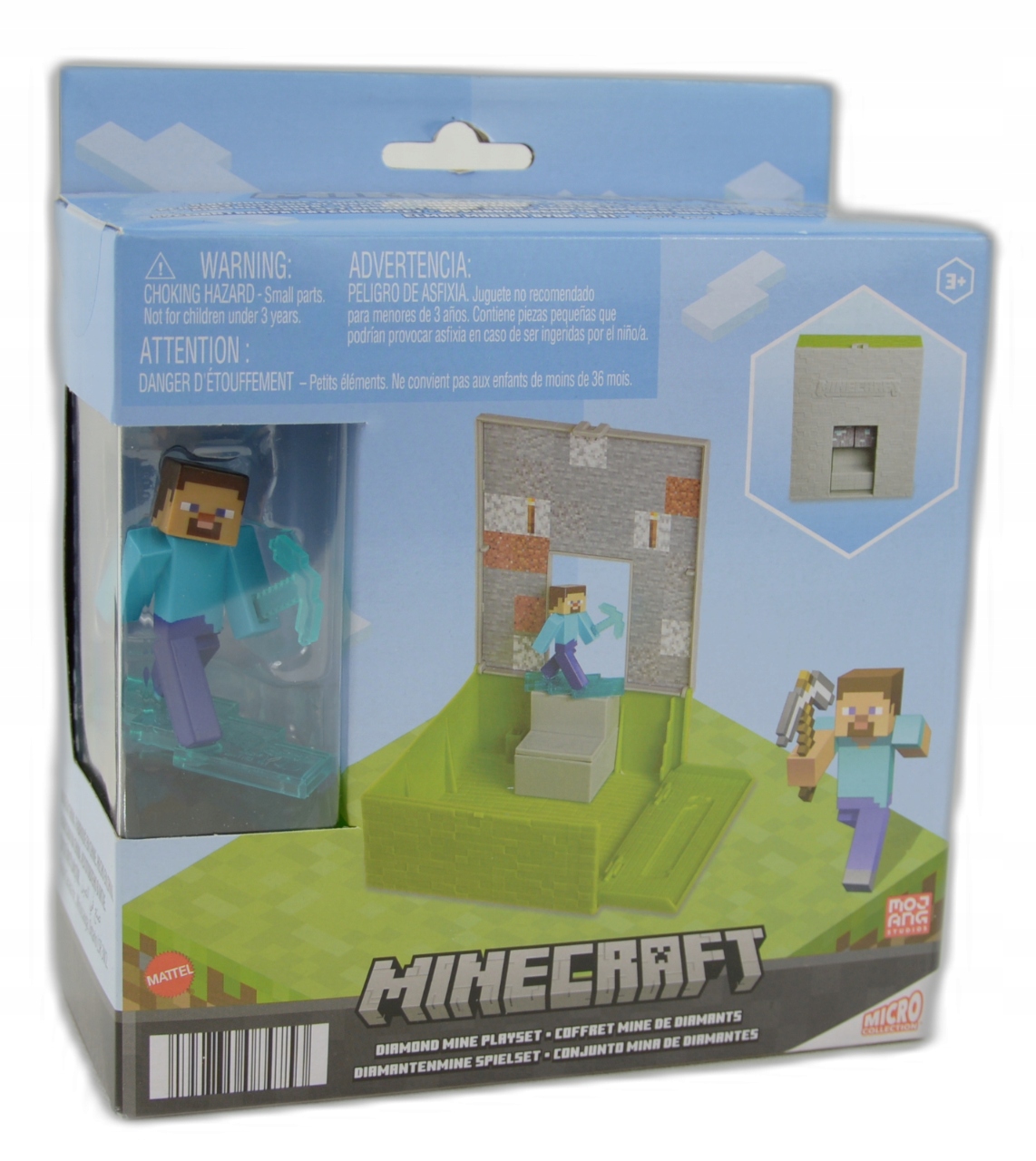 Minecraft Steve Diamond mine playset za Allegro