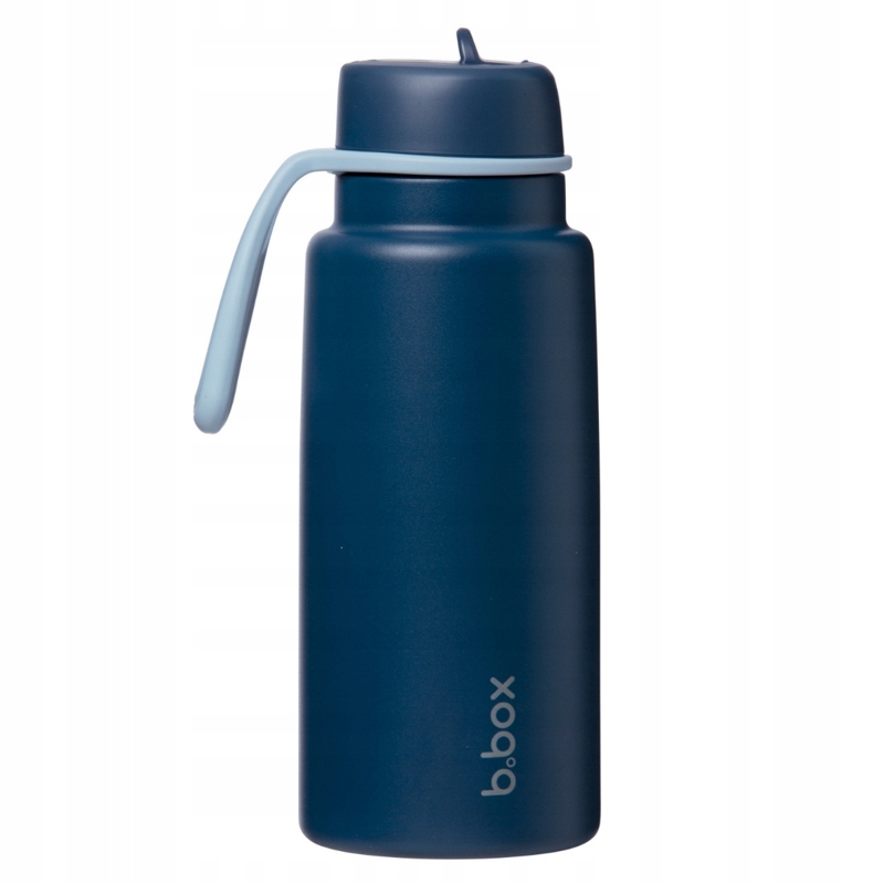 Termo Fľaša So Sklopným Náustkom, Držiak Midnight, Oceľ 1 L, Slamka