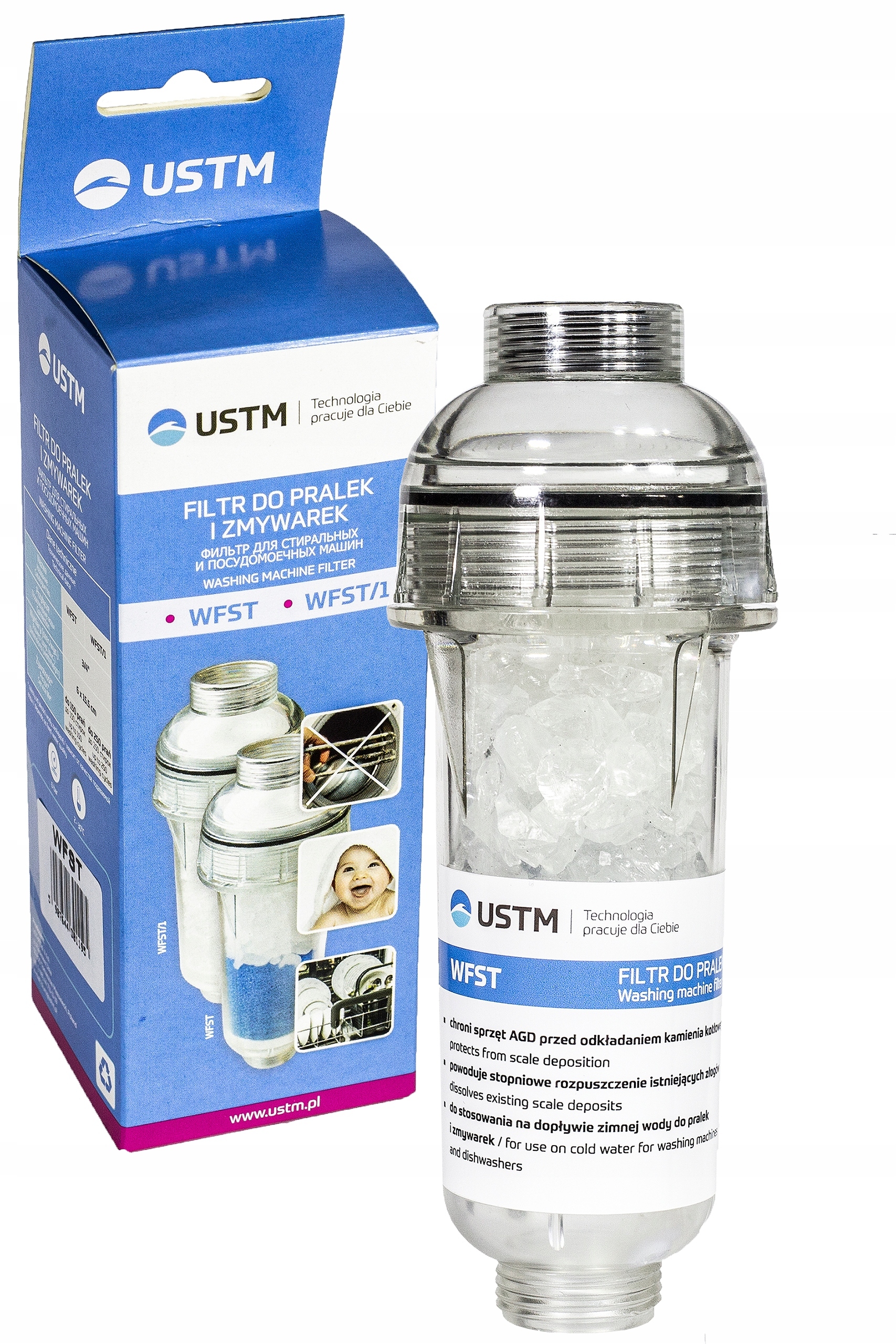 FILTR WKŁAD DO PRALKI I ZMYWARKI USTM 3/4x3/4