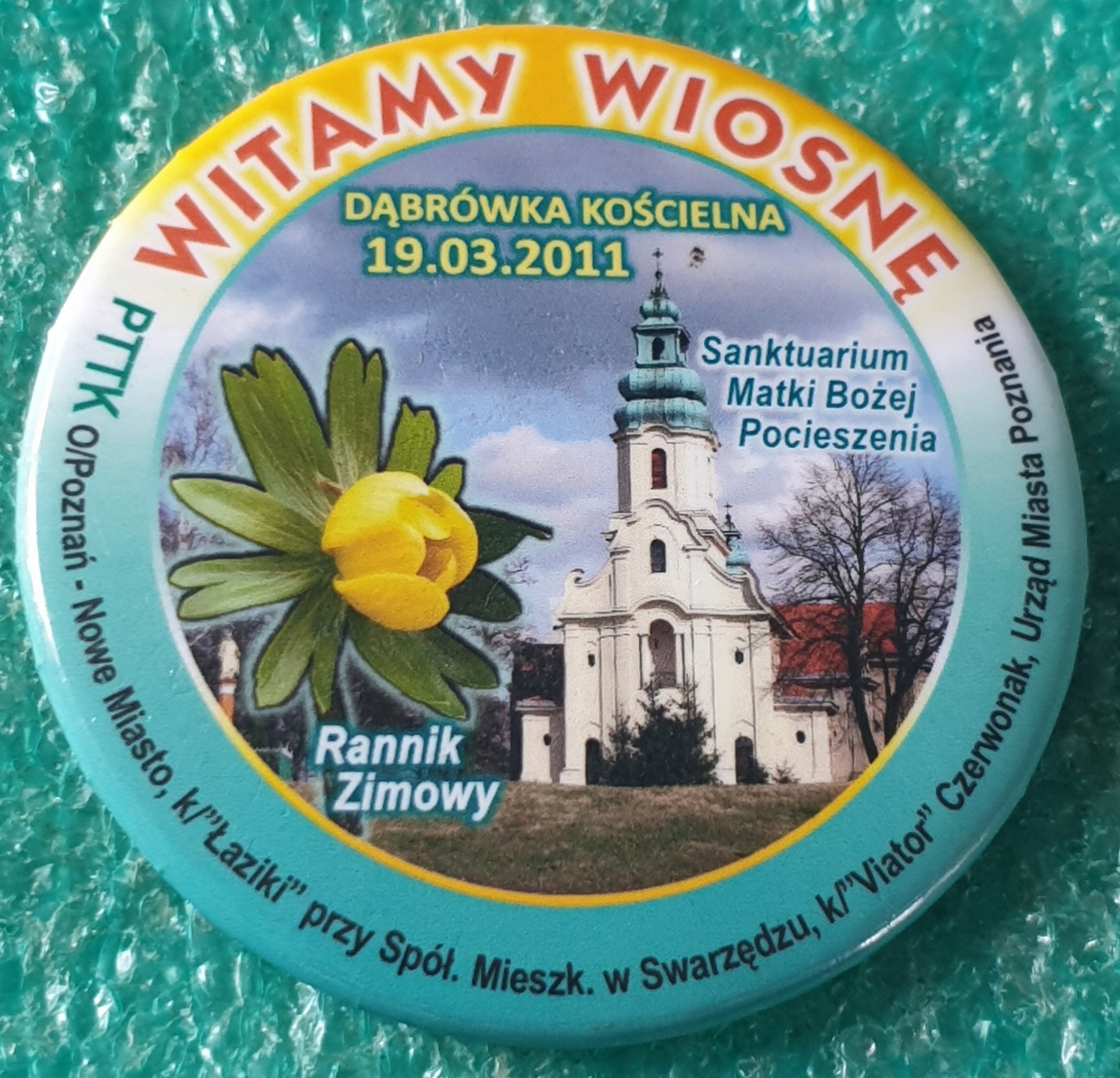 ODZNAKA RAJD WITAMY WIOSNE DABROWKA KOSCIELNA 2011