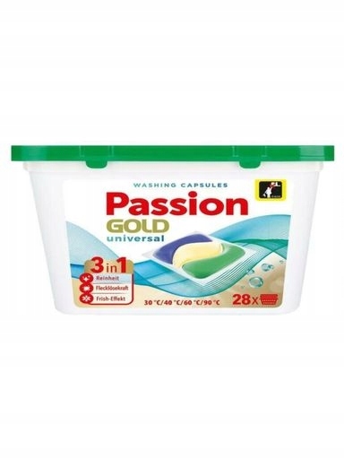 2x Passion Gold Gold Univerzální Kapsle na praní, 28 kusů
