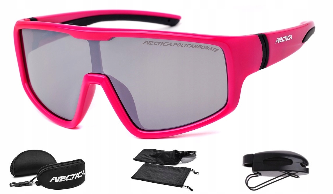 Dětské Cyklistické Brýle Monolens Arctica S-1011B Zrcadlovka Uv Filtry