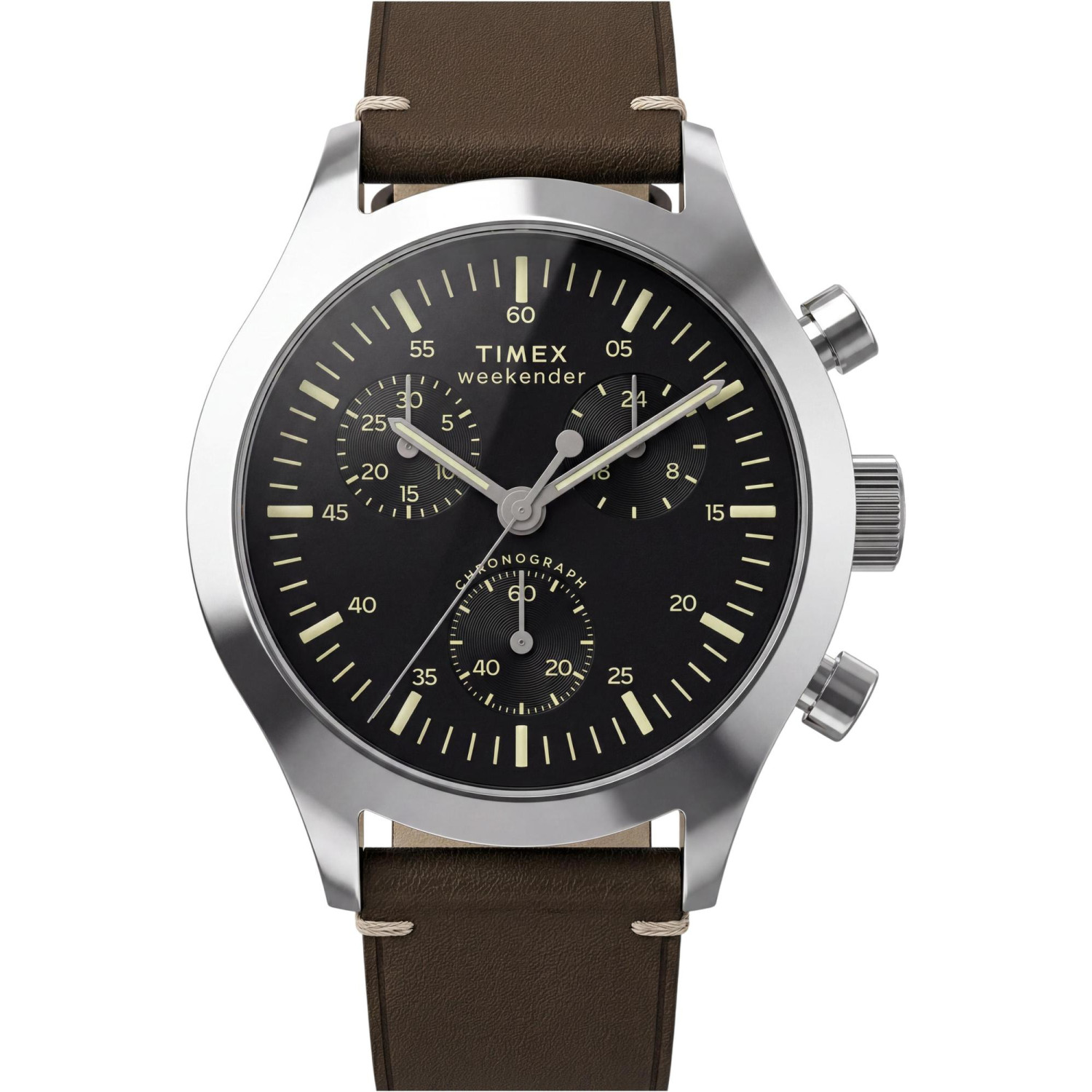 Pánské Hodinky Timex TW2Y85200 hnědé