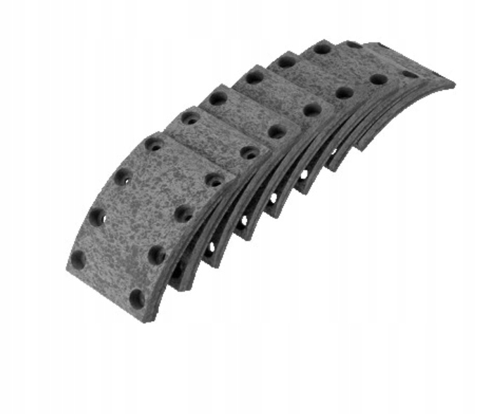 2566 - Комплект тормозных накладок гигант 300x100