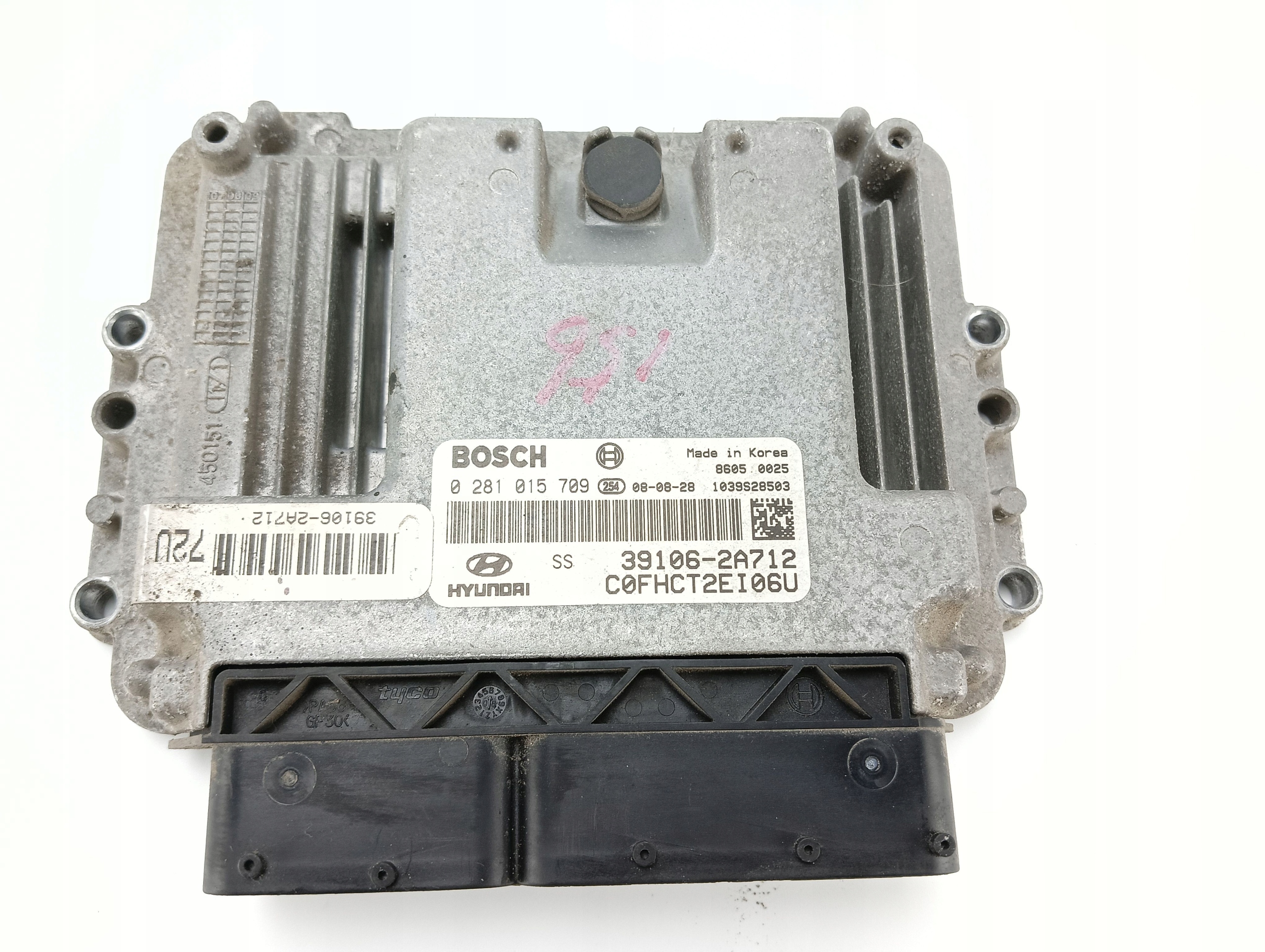 computer control unit HYUNDAI I30 and FD 1.6 CRDI 116KM D4FB 39106-2A712