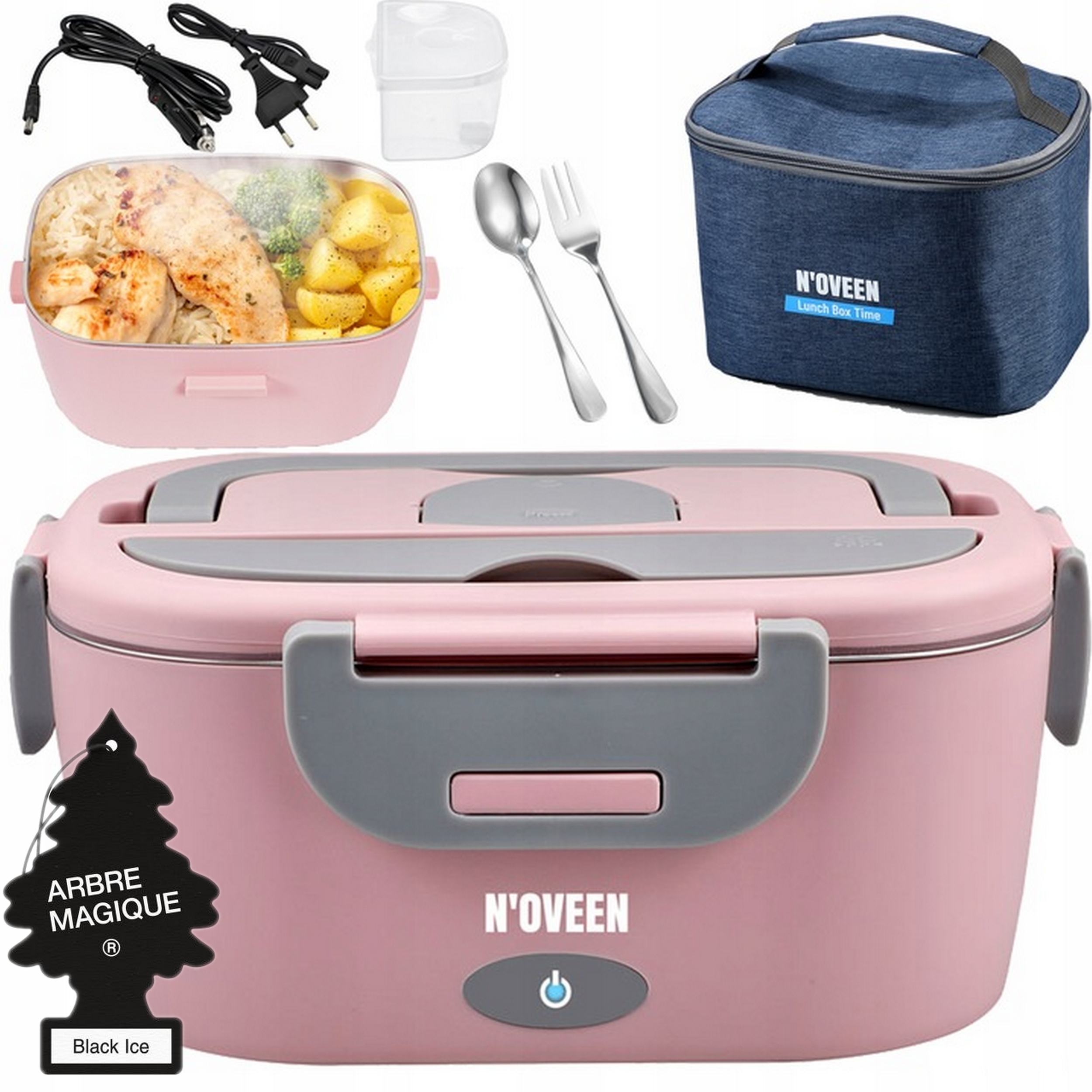 Elektryczny Lunch Box Podgrzewacz Do Obiadu 12/24/230V Torba Termo Zapach