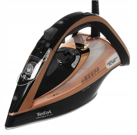 Żelazko parowe Tefal Ultimate Pure FV9845 3200W blokada kapania