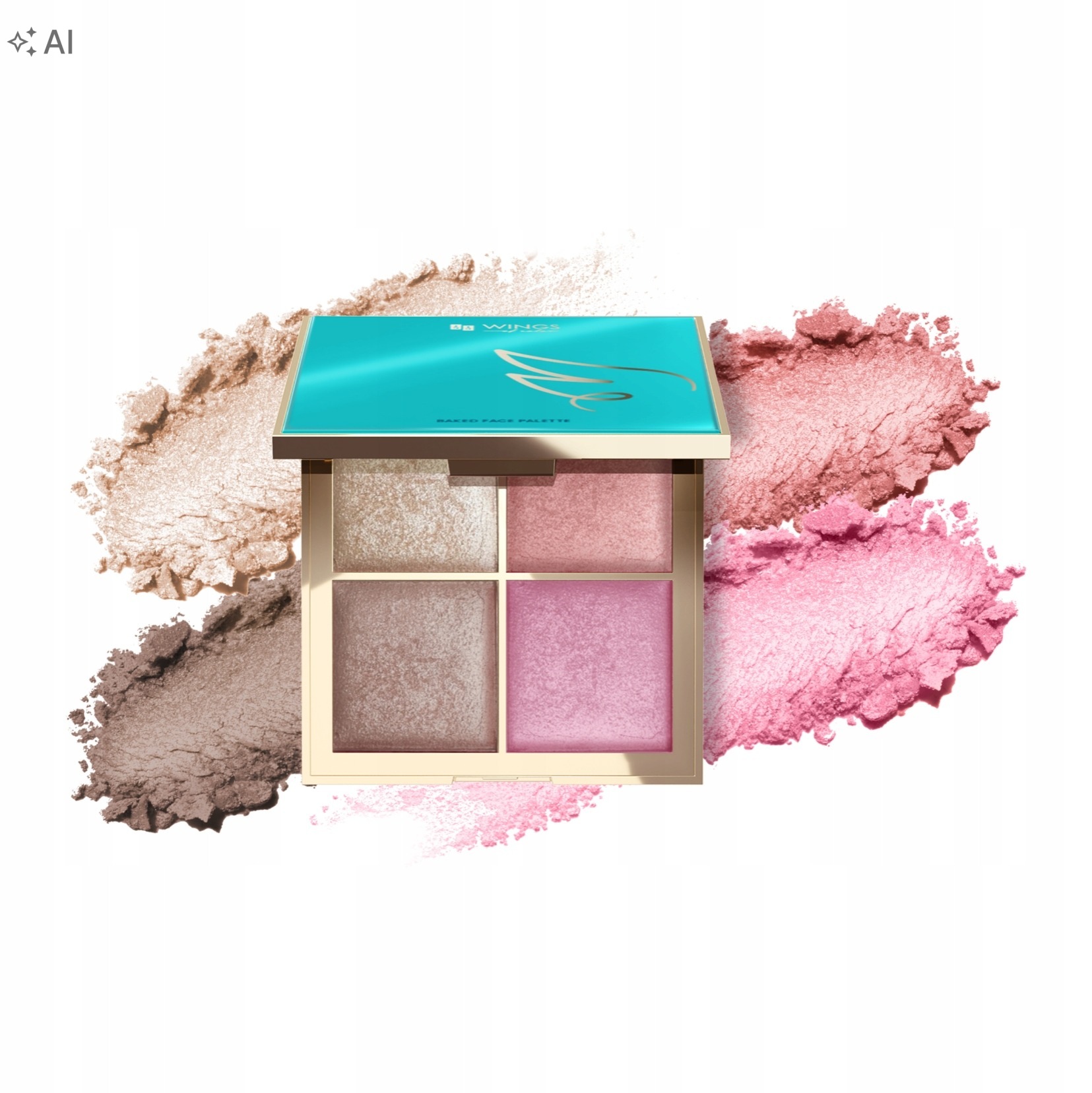 Aa Wings Of Color Trust Your Wings Wypiekana paleta do konturowania twarzy