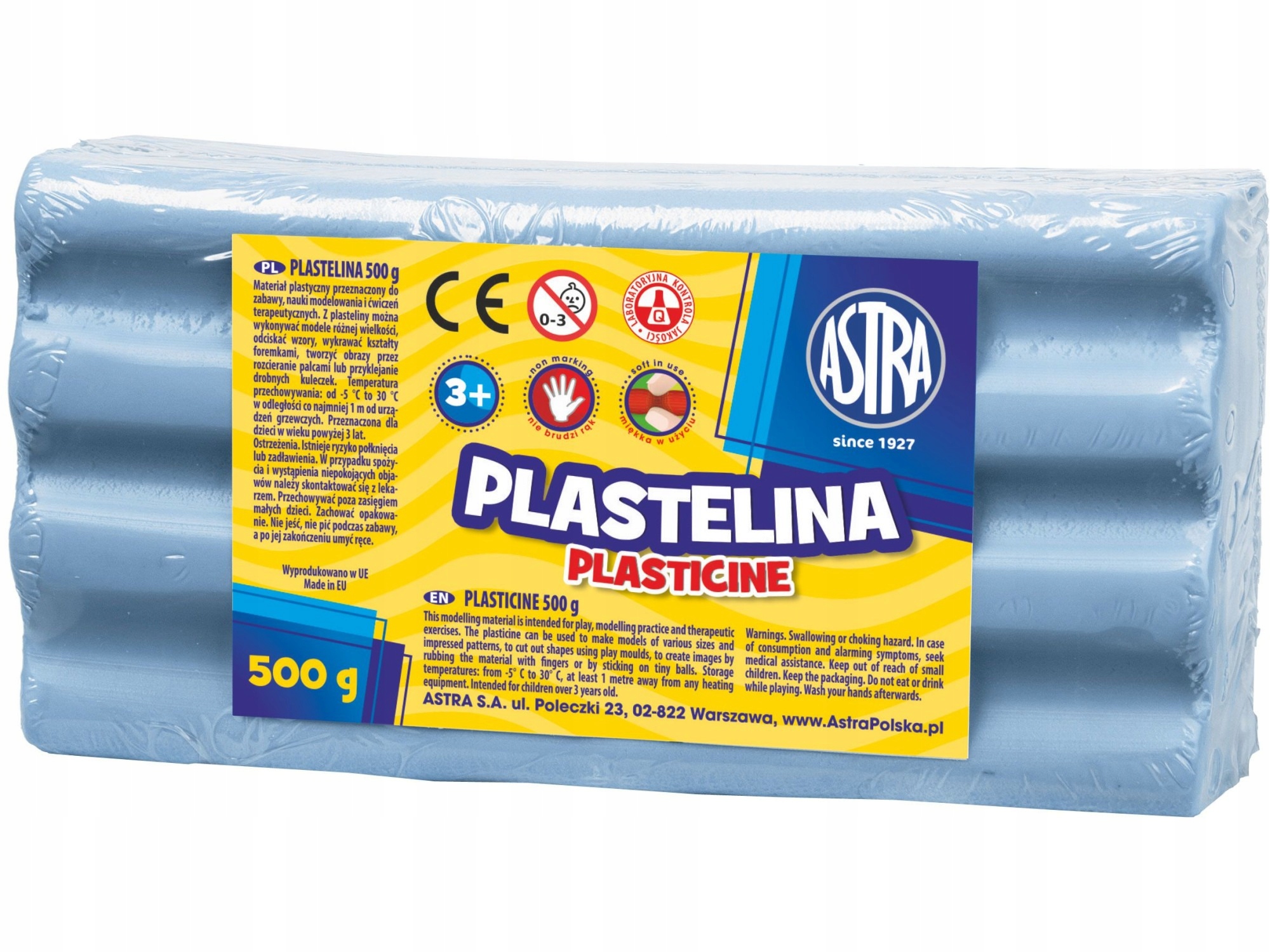 

Plastelina 500g Astra Jasno Niebieski