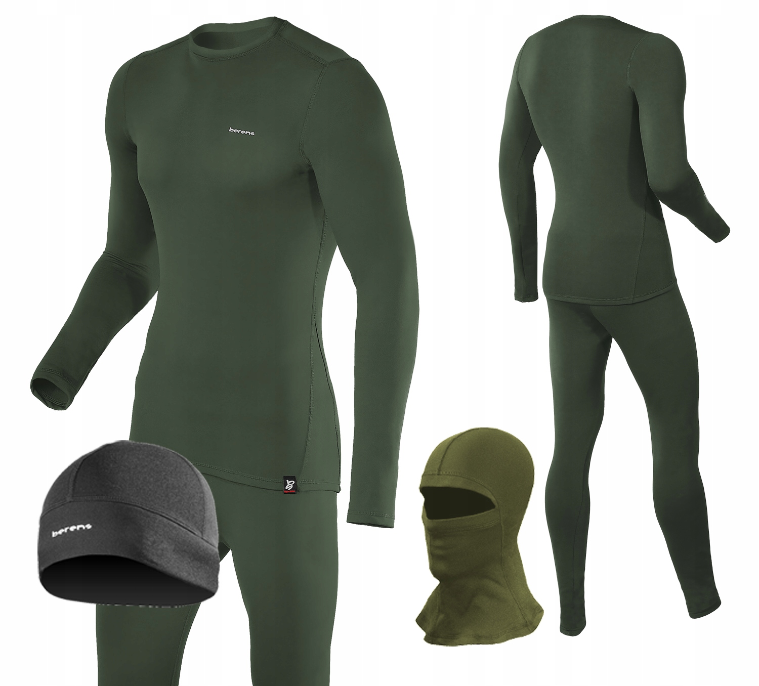 Ciepła Wojskowa Bielizna Termoaktywna Berens L