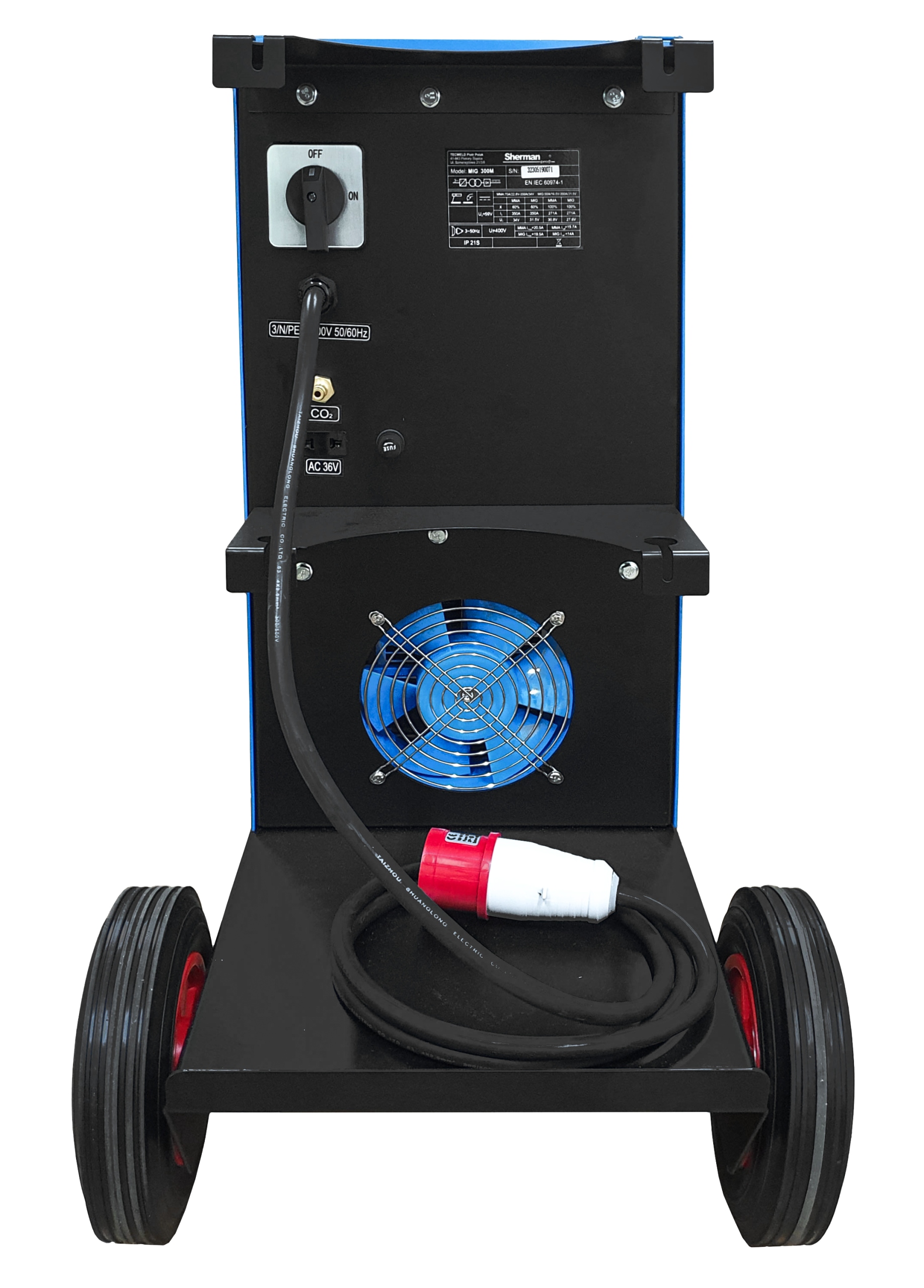 SPAWARKA MIGOMAT MIG MAG Sherman MMA 300A IGBT 300M półautomat Model MIG 300M