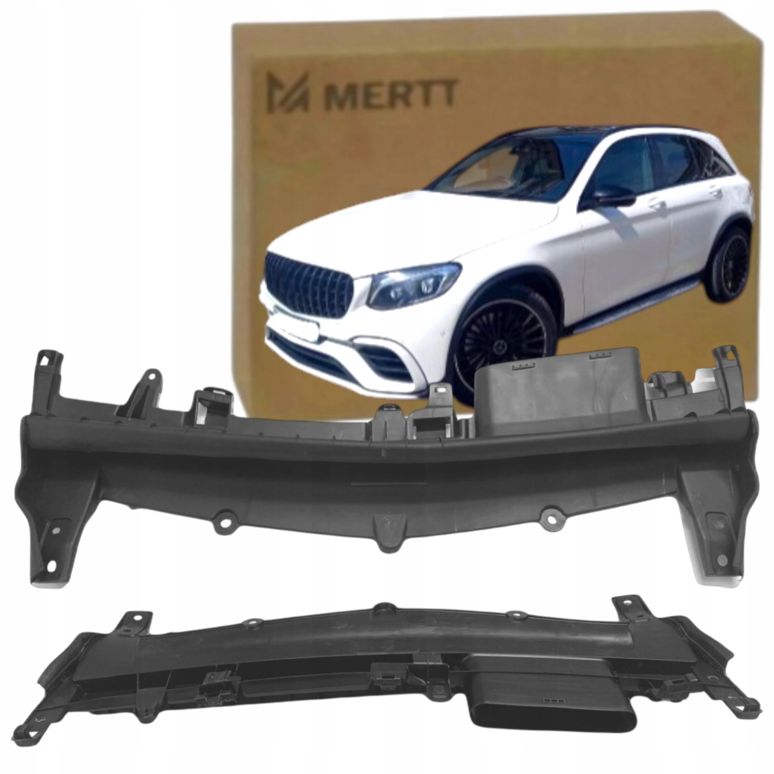 volant vzduchu, nástavec na čelní pás Mercedes W253 Glc A2535000600