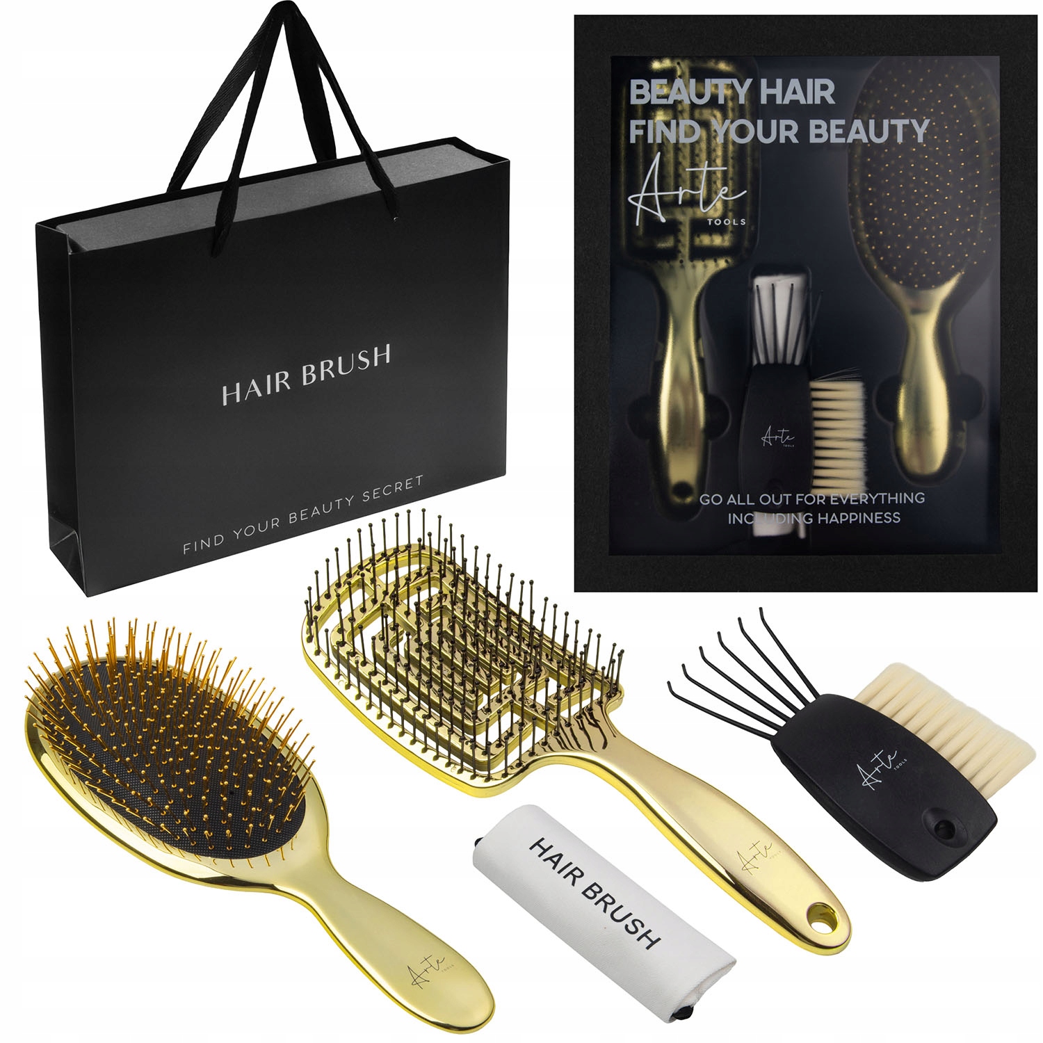 Sada kartáčků Gold – dárková sada