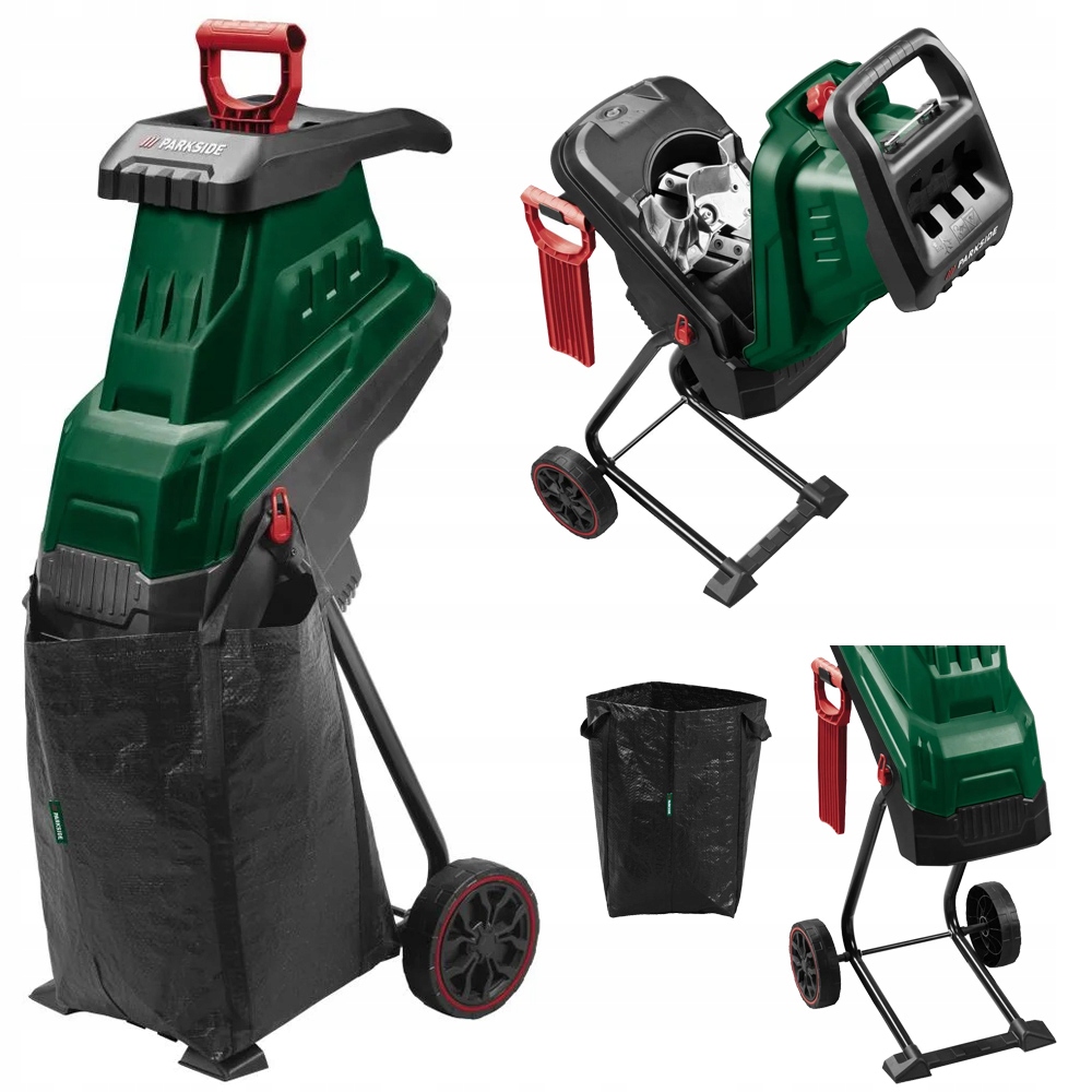 Elektrický Drvič Konárov Parkside Pemh B2 2400 S Vrecom 40 L