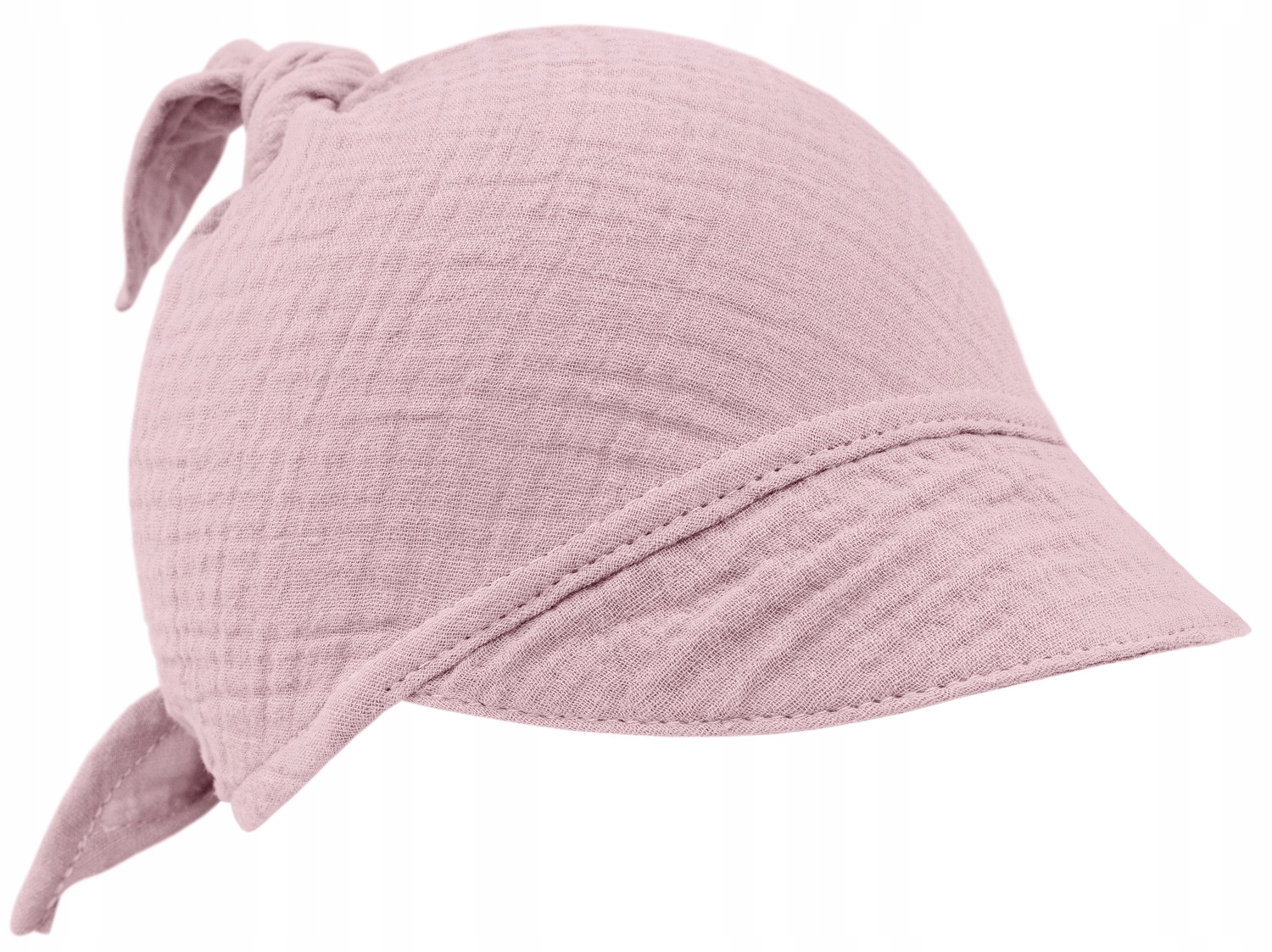 INFANTILO MUŚLINOWA CHUSTECZKA NA GŁOWĘ Z DASZKIEM