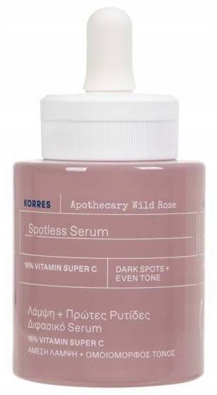 Korres Apothecary Wild Rose Rozjasňující Sérum s růžovým olejem
